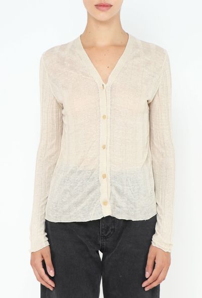 The Row 2023 Dwin Linen Cardigan - 1 The Row 2023 Dwin Linen Cardigan - 1