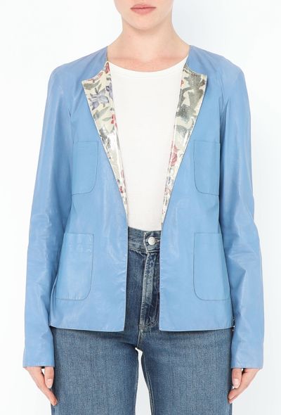 Chanel Resort 2015 Paris-Dubai Leather Lurex Jacket - 1 Chanel Resort 2015 Paris-Dubai Leather Lurex Jacket - 1