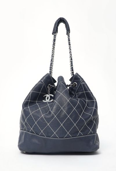 Chanel Surpiqué Bucket Bag - 1