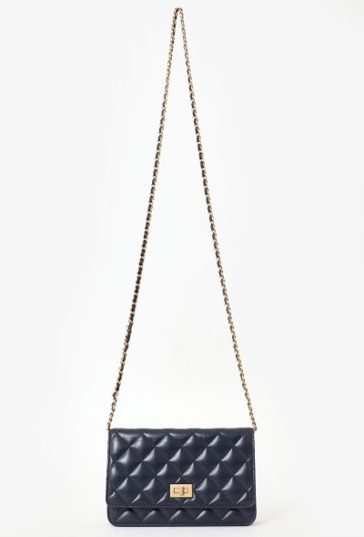 Chanel Navy 2.55 Wallet On Chain - 1