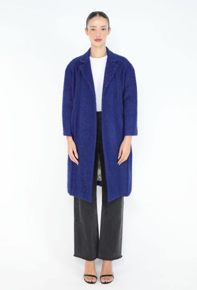 Dior Raf Simons 2014 Mohair Notched Coat - 2