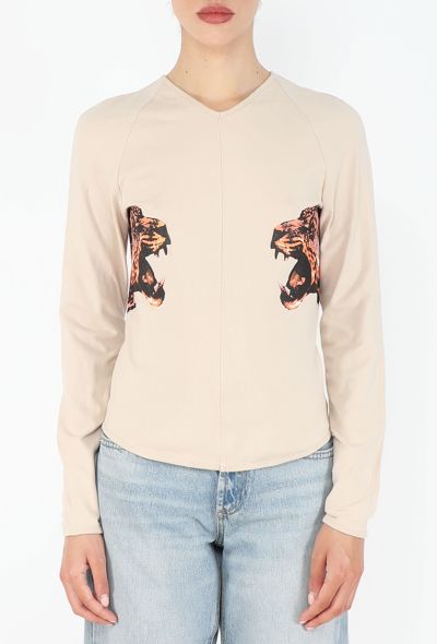 Chloé F/W 1999 Jaguar Printed Top - 1