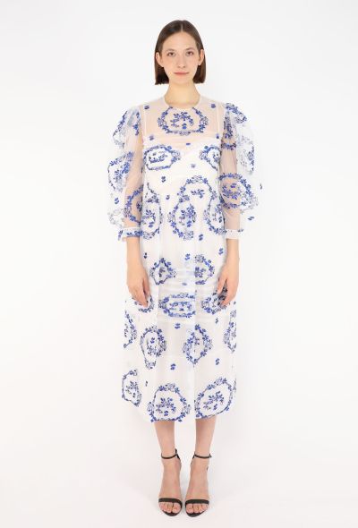 Simone Rocha Embroidered Tulle Dress, 2020 - 1