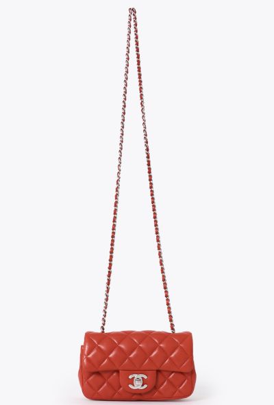 Chanel Red Mini Rectangular Timeless Bag - 1 Chanel Red Mini Rectangular Timeless Bag - 1