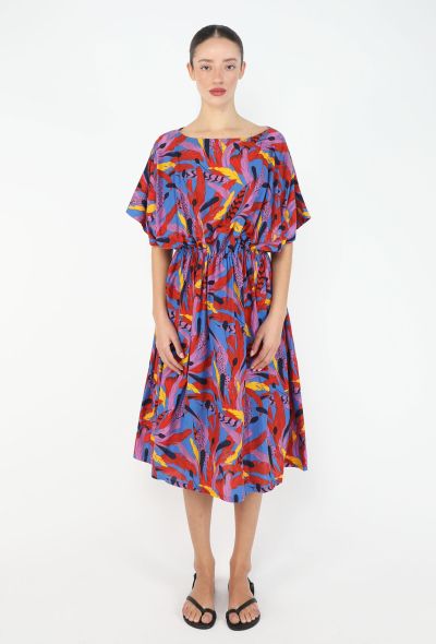 Saint Laurent Vintage Printed Cotton Pareo Dress - 2
