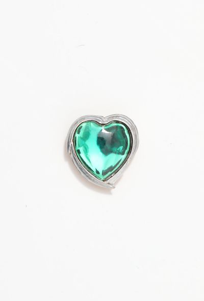                             Goossens' Iconic Stone Heart Pin - 1