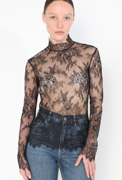 Scalloped Trim Lace Top - 1 Scalloped Trim Lace Top - 1