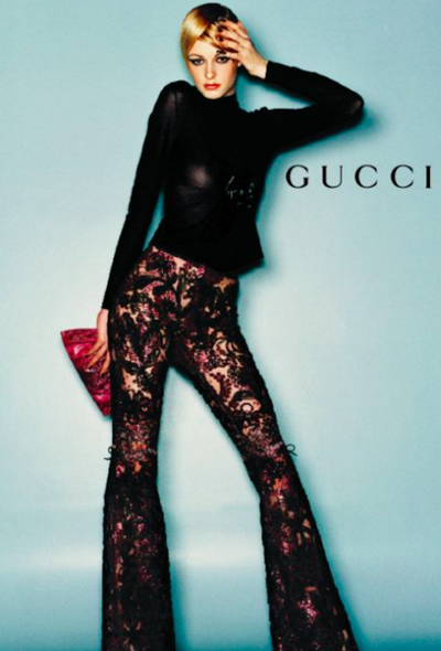 Gucci CAMPAIGN F/W 1999 Lace Palazzo Pants - 2
