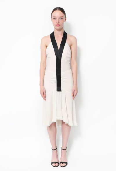                                         2004 Silk Halter Dress-1