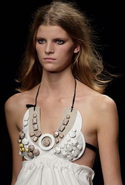                             Iconic S/S 2003 Bead Embellished Top - 2
