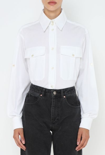 Chanel 2014 Piqué Pocket Shirt - 2