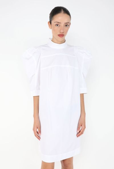 Chloé Puff-Sleeve Cotton Dress - 1