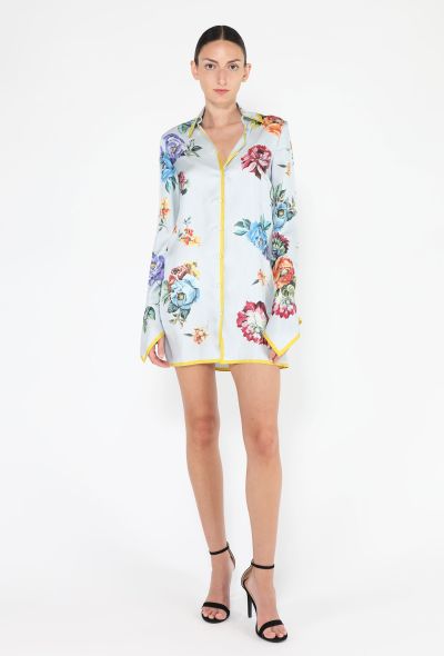 Prada Floral Silk Twill Mini Dress, 2024 - 2