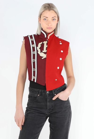 Maison Margiela RARE S/S 2005 Artisanal Upcycled Military Vest - 1