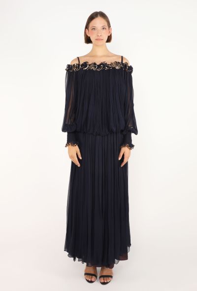 Jean Varon Grecian Chiffon Dress, 1970 - 2