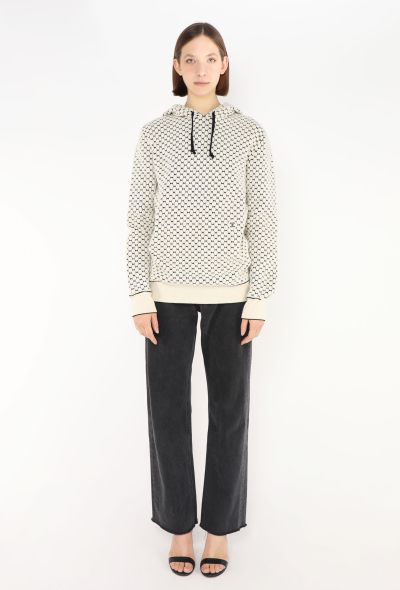 Céline Lattice Knit Triomphe Hoodie - 2