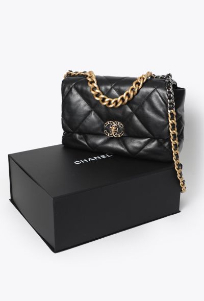 Chanel Black 19 Flap Bag GM - 2