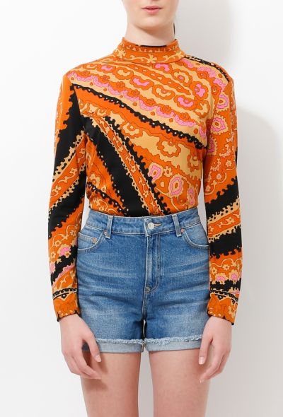                                         '70s Printed Jersey Top-1