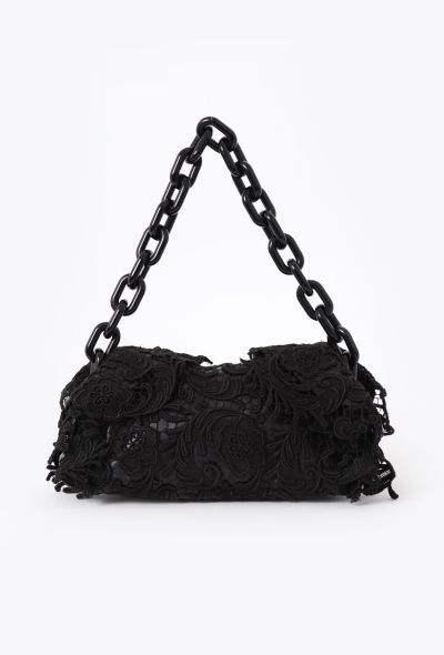 Prada F/W 2008 Guipure Lace Shoulder Bag - 1 Prada F/W 2008 Guipure Lace Shoulder Bag - 1