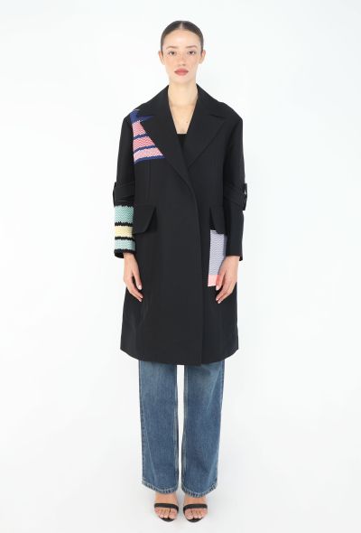 Céline Resort 2015 Chevron Patchwork Coat - 1