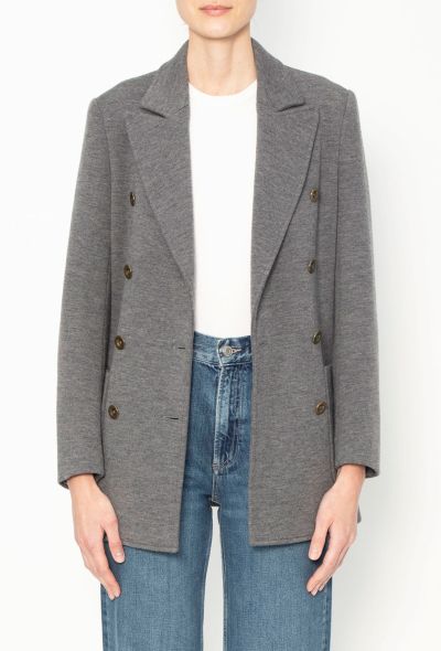 Chloé Resort 2017 Notched Jersey Blazer - 1 Chloé Resort 2017 Notched Jersey Blazer - 1