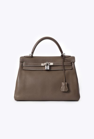 Hermès Étoupe Clémence Kelly Retourné 32 - 1