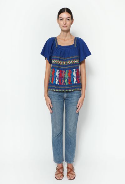                             '70s Authentic Guatemalan Embroidered Top - 2