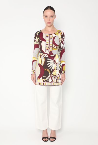 Emilio Pucci Belted Graphic Tunic - 2