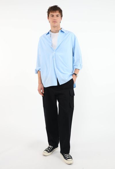 The Row Classic Blue Poplin Shirt - 1