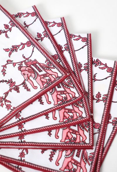 Hermès Vintage 6-piece Elephant Placemat Set - 1