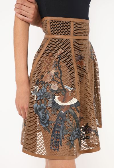 Dior STUNNING 2022 Hand-Painted Honeycomb Skirt - 1 Dior STUNNING 2022 Hand-Painted Honeycomb Skirt - 1