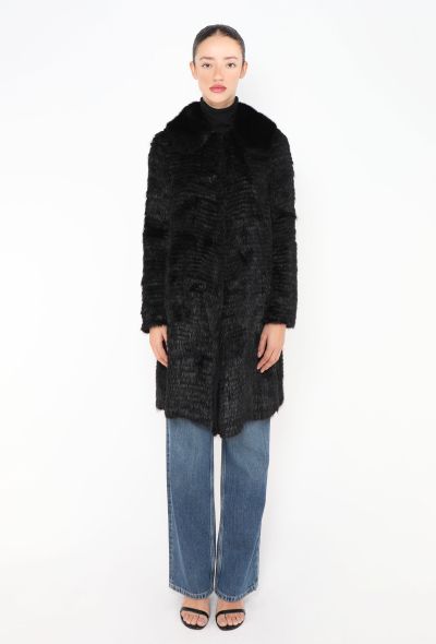 Prada Pre-Fall 2009 Muskrat Fur Coat - 1 Prada Pre-Fall 2009 Muskrat Fur Coat - 1