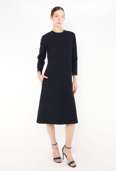 Céline Classic Twill A-Line Dress - 2