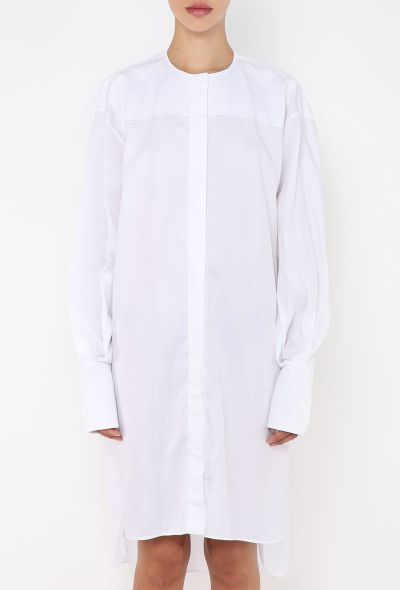 Céline Contrast Stitch Cotton Tunic - 1