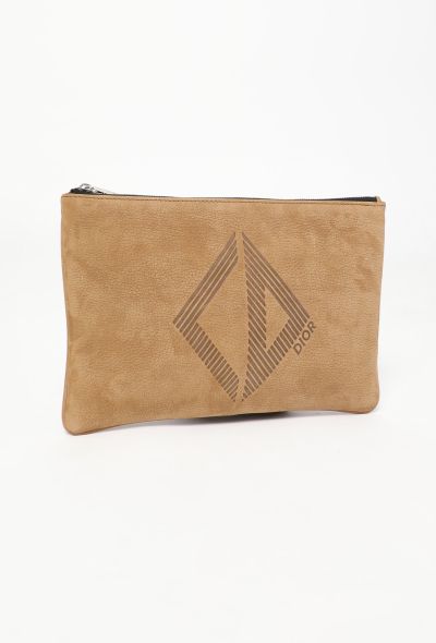 Dior 2021 Nubuck Diamond Pouch - 2 Dior 2021 Nubuck Diamond Pouch - 2