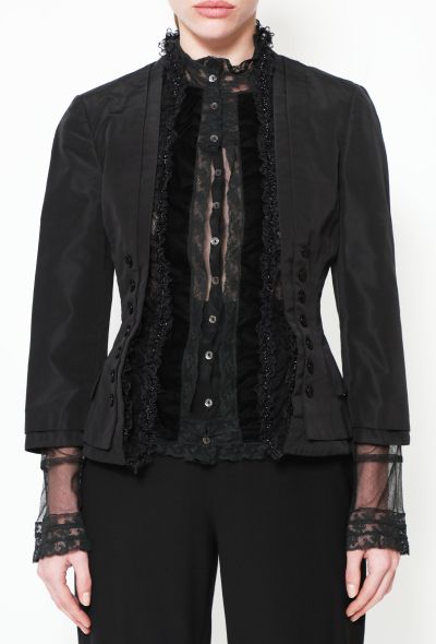                             S/S 2005 Silk Lace Evening Jacket - 1