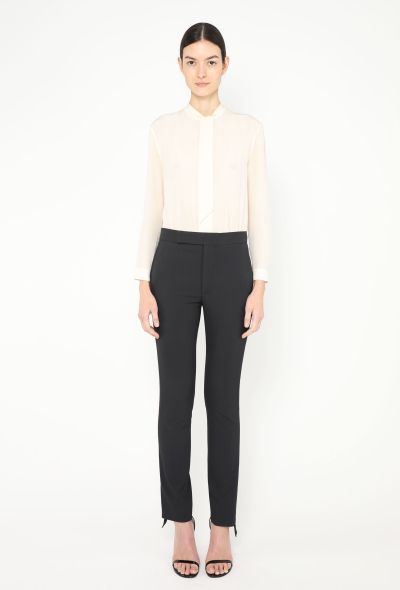 Céline F/W 2017 Tapered Stirrup Trousers - 1 Céline F/W 2017 Tapered Stirrup Trousers - 1