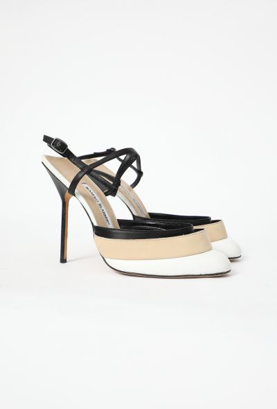 Manolo Blahnik Tiered Rebord Stiletto Pumps - 2