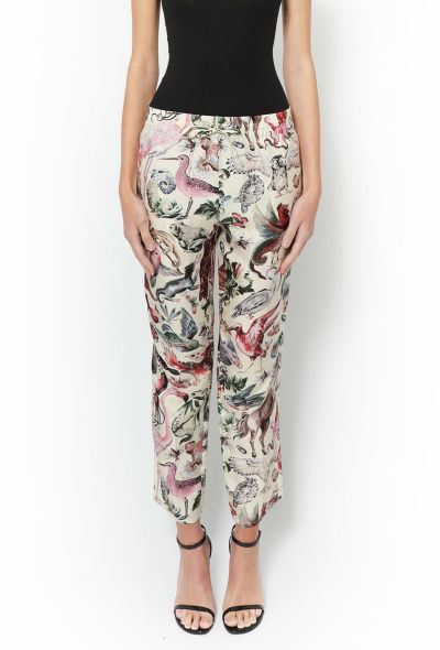 Valentino 2016 Printed Silk Pants - 2
