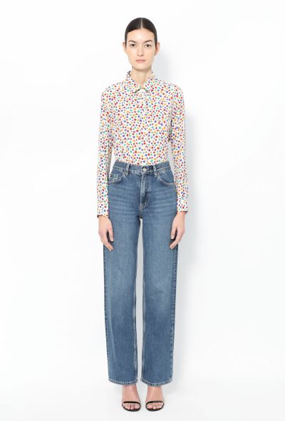 Saint Laurent Star Print Silk Blouse, 2015 - 2