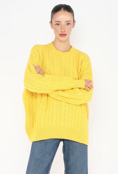 Loewe Cable-Knit Oversized Sweater - 1 Loewe Cable-Knit Oversized Sweater - 1