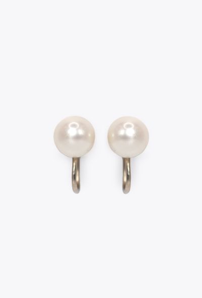 Vintage Fine Jewelry 18k White Gold & Cultured Pearl Earrings - 1 Vintage Fine Jewelry 18k White Gold & Cultured Pearl Earrings - 1