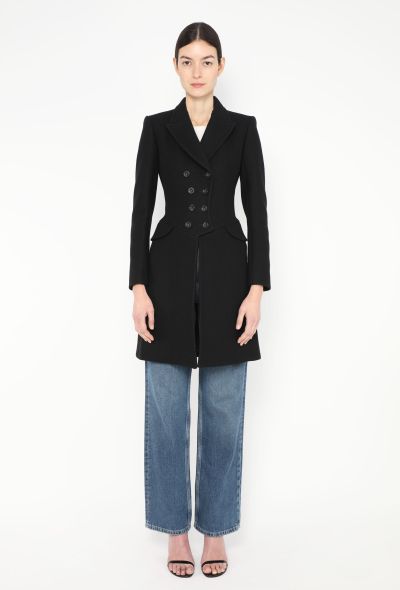 Alaïa F/W 2010 Pleated Hourglass Coat - 1 Alaïa F/W 2010 Pleated Hourglass Coat - 1