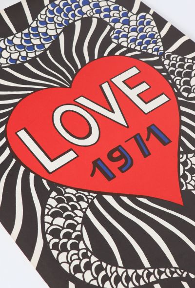 Saint Laurent COLLECTOR Original Love Poster, 1971 - 2 Saint Laurent COLLECTOR Original Love Poster, 1971 - 2