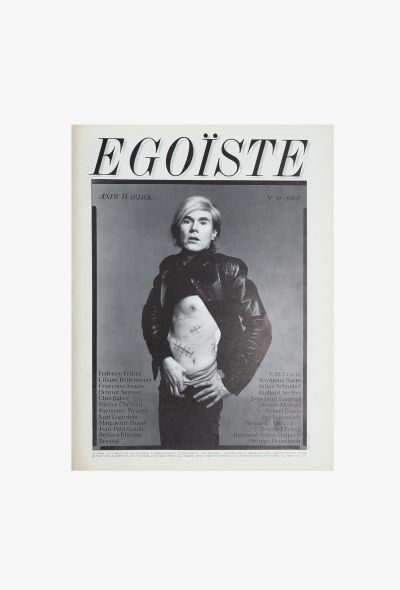 Vintage Books Egoïste N°10 Andy Warhol - 1