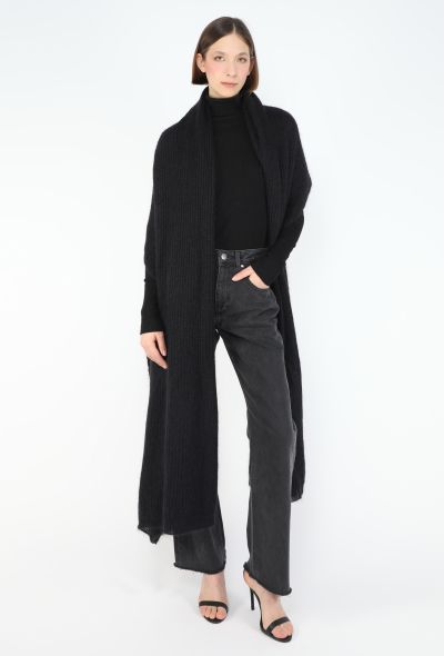 Rick Owens 2008 'Stag' Mohair Knit Shawl - 2