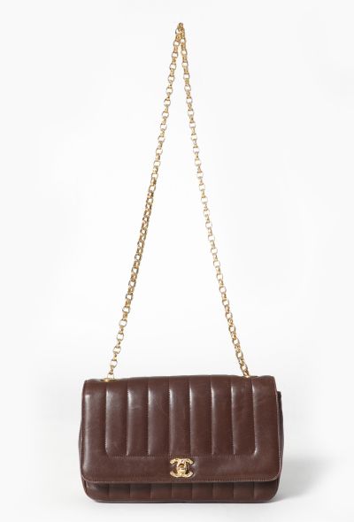 Chanel '80s Vertical Quilted Flap Bag - 1 Chanel '80s Vertical Quilted Flap Bag - 1
