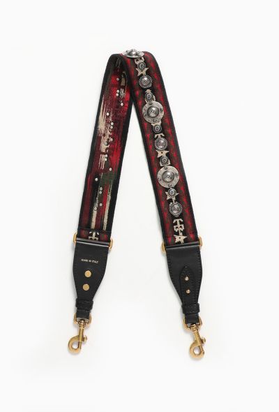 Dior F/W 2018 Printed Bag Strap - 1 Dior F/W 2018 Printed Bag Strap - 1