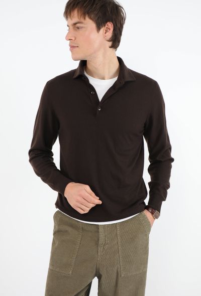 Loro Piana Baby Cashmere Polo Sweater - 1