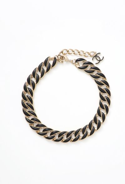                             2012 Lacquered Chainlink Necklace - 2